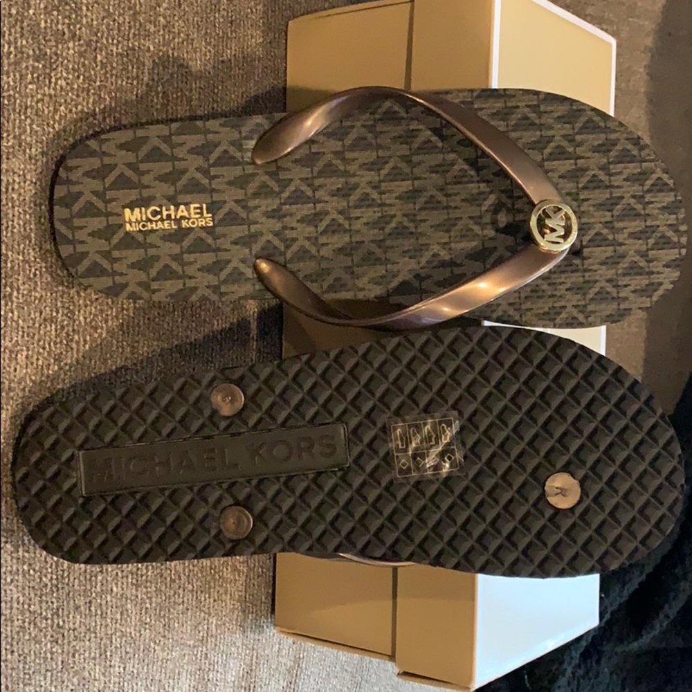 Michael Kors flip flops